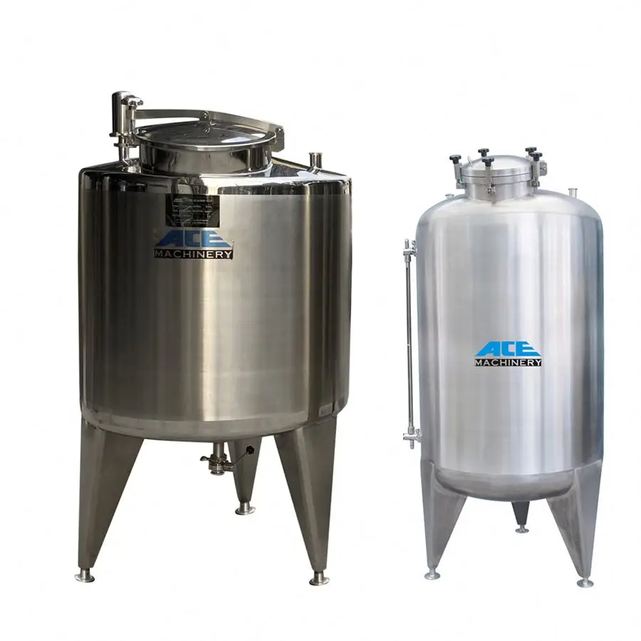 食品グレードのステンレス鋼1000L縦型ビール貯蔵タンク | Mixing tank