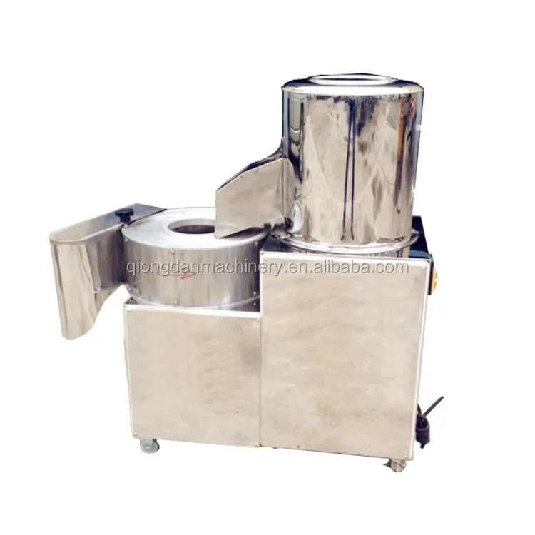 200kg/h Vegetable Ginger Peeling and Cutting Potato Chips Slicing Machine Sweet Potatoes Washing and Peeling Machine - Image 5