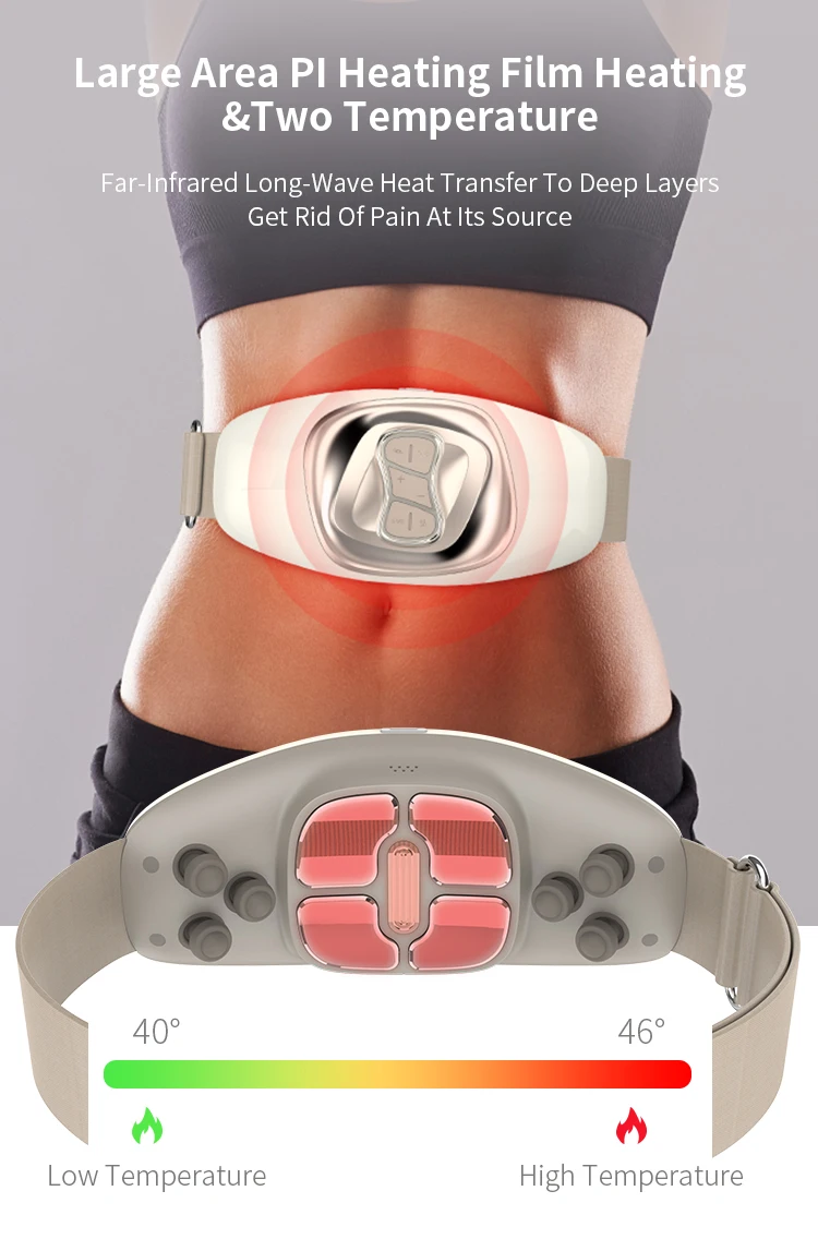 New Cordless Multi-Function Vibration Electric Reduction Reduce Belly Slimming Belt Fat Burning Waist Abdominal Massage Machine