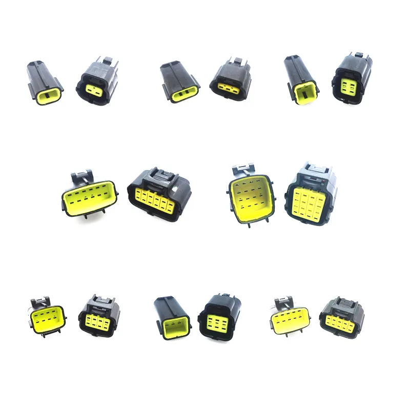 Car 174264-2 AMP TYCO 6 Way Male Female TE Econoseal Waterproof