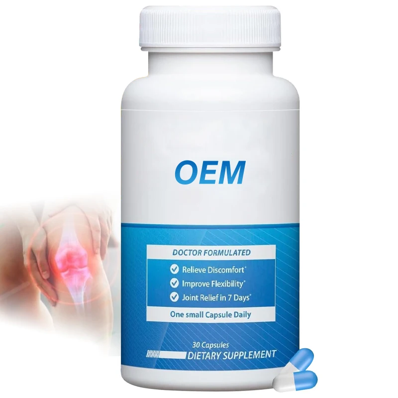 China Factory Direct Advanced Joint Support Nutritional Supplement Collagen Turmeric Extract Vegan Capsules for Joint Health