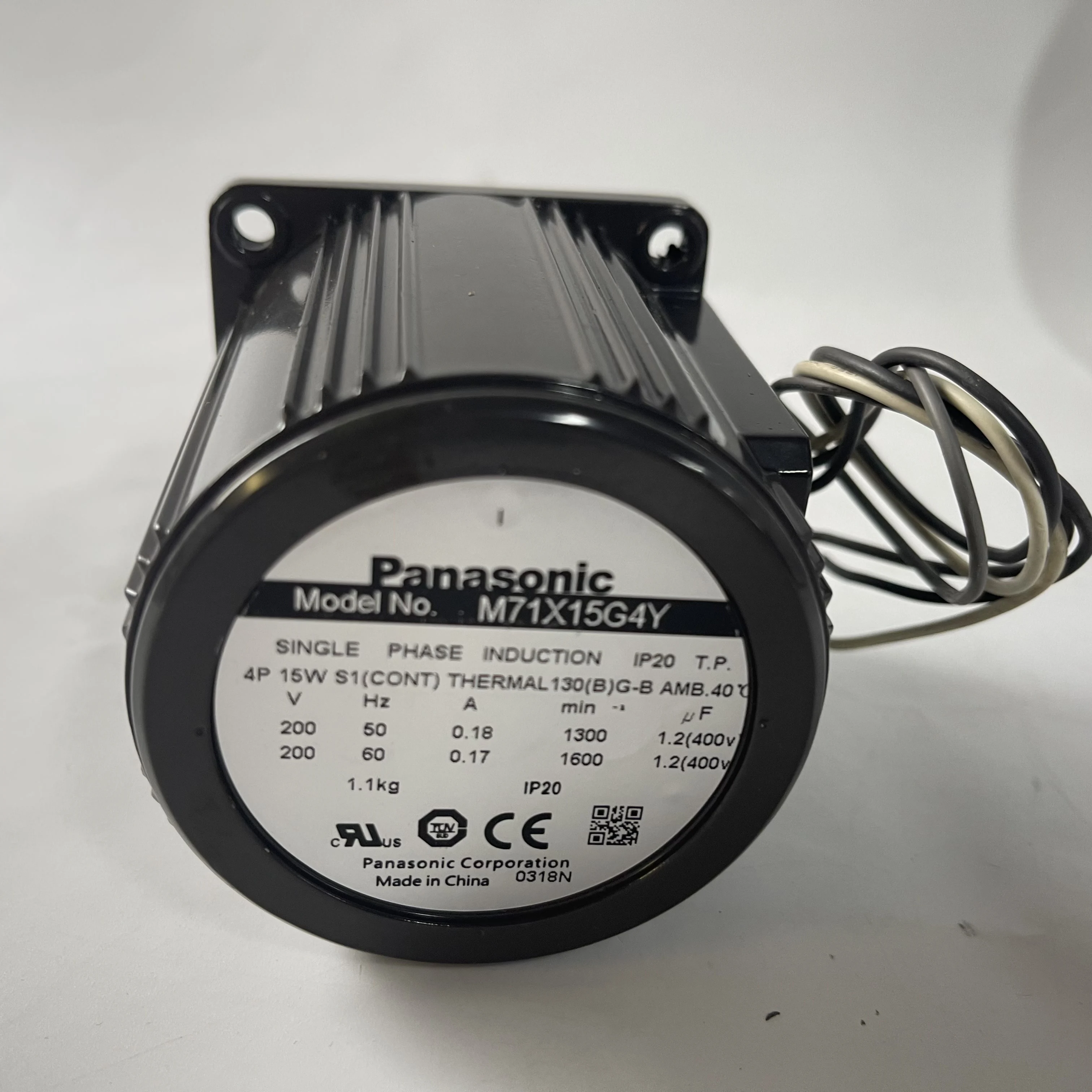 Panasonic Single Phase Induction Motor M71X15G4Y