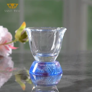 18 Pcs Customizable Printing Arabic Turkish Espresso Glass Tea Cups Coffee Coffe Cup Saucer Set