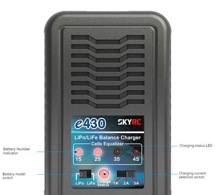 SKYRC AC100V 2系統 400W充電器 SKYRC AC100V 2系統 400W充電器 SKYRC AC100V 2系統 400W充電器