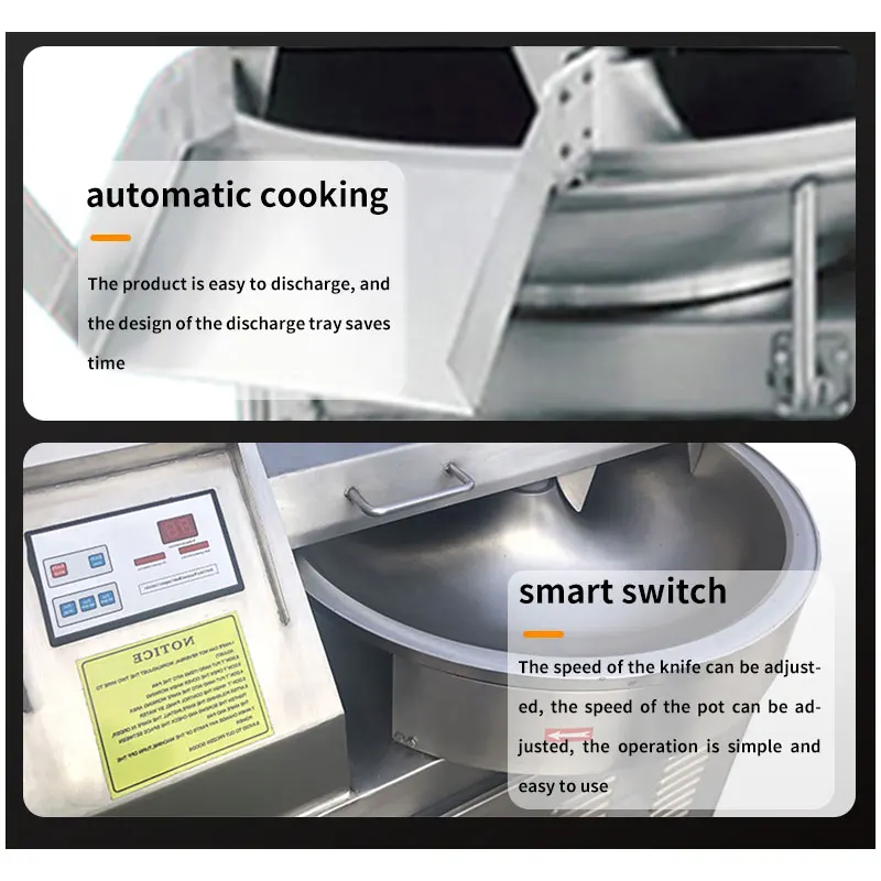TCA SUS304 125L Высококачественная Автоматическая Мясорубка/чаша для приготовления