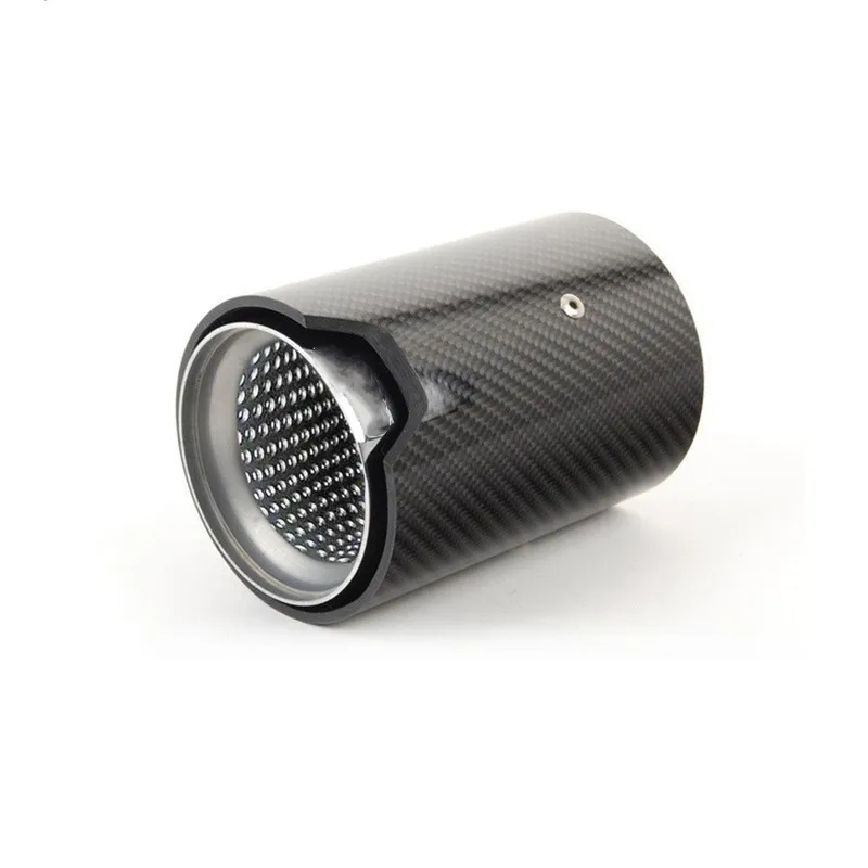 Chrome Stainless Steel Carbon Fiber Muffler Exhaust Tip For BMW M2 M3 M4 F87 F80 F82 F83 M5 F10 M6 F12 F13 X5M X6M