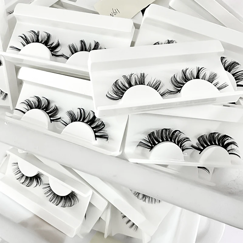 Customized Wholesale Cheap Price Fluffy False Eyelashes Natural Lashes