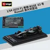 58002 1/64 f1 2025 Mercedes W16E No63 Russell Stazione Australia