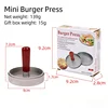 Presse à hamburger grise