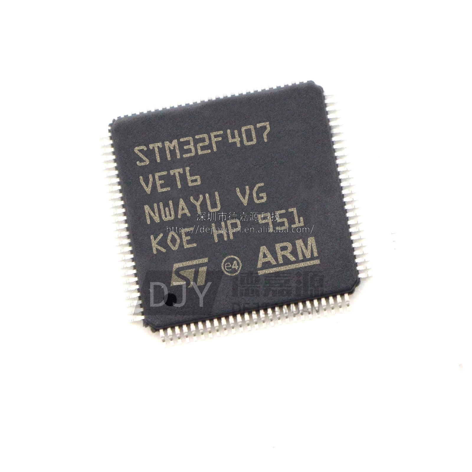 Mcu Stm32f407vet6 Lqfp100 Electronic Components Microcontroller Risc ...