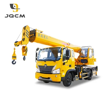 JQCM China Truck Mounted 8 Ton 16 Ton 10 Ton Lorry Truck Crane Telescopic Boom Crane Mounted Truck Mobile Crane for Sale