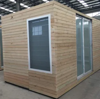 Ship windproof container wooden house, seismic anti-corrosion mobile customized villa room, camping apartment