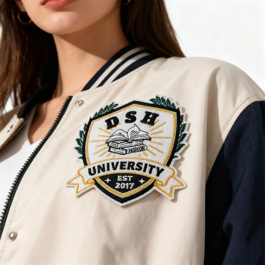 Custom Applique Designer Cut Iron on Patches Embroidered logo Cute Anime Clothes Hat Woven Animal Patch Sew on for Jacket
