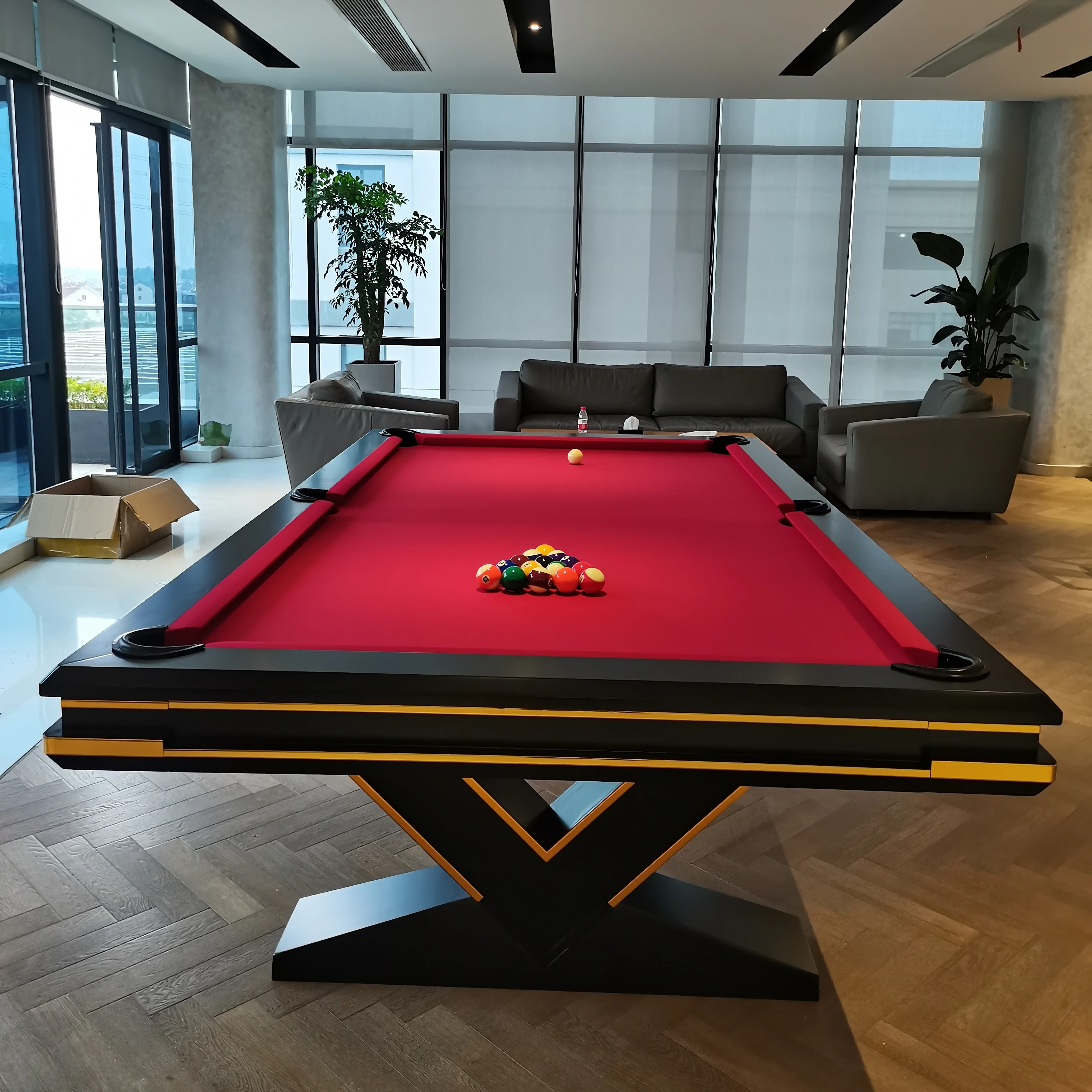 2022 Factory Wholesale Indoor Game Play Slate Modern Pool Table 7ft 8ft 9ft Home Use Billiard Table on Sale