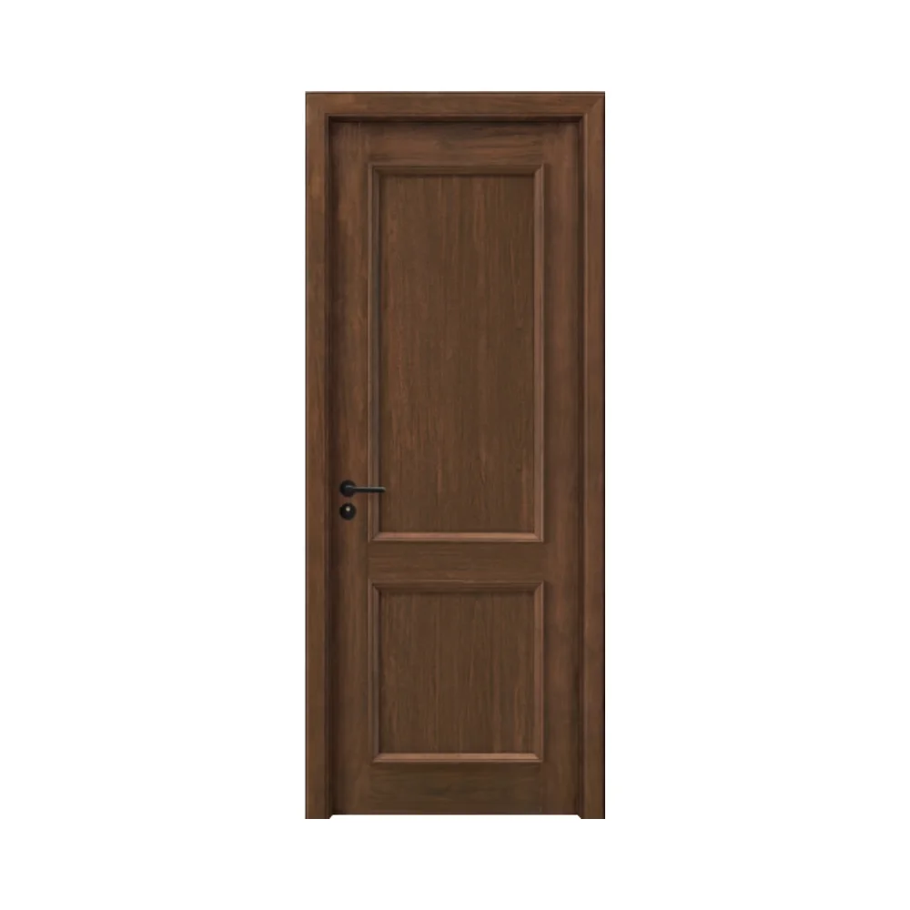 Luxury Modern Design Indoor Solid Timber Wood Doors for Villa Bedroom Finished with Corrosion-Resistant Feature