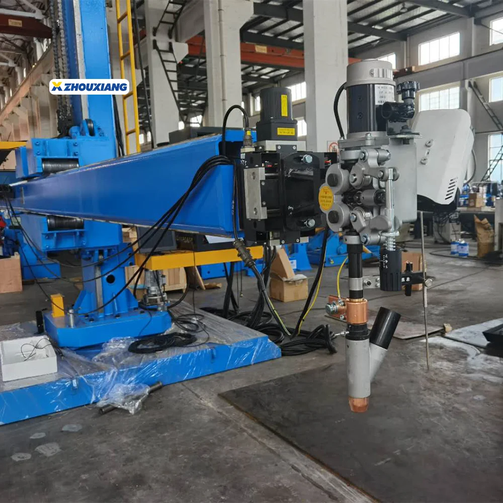 Zhouxiang Heavy Duty Automatic Pipe Column and Boom Welding Manipulator in Wind Tower Plant