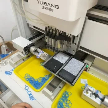YuBang Automatic Dual Workstations  Jewelry Diamond  and Diamond Setting Machine for Wax Molds