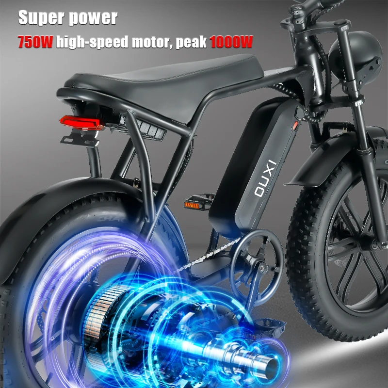 Ouxi V8 Snow Lithium Electric Vehicle 20 * 4.0 Fat Tire Urban Electric ...