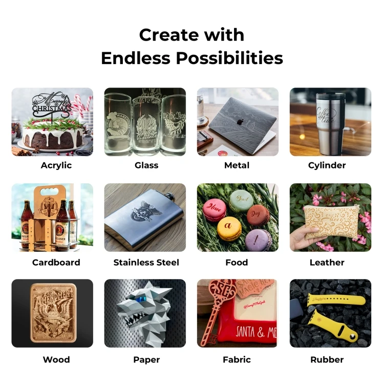 New Condition Upgraded Laser Engraver Limited Switch Design MASTER 7W Laser cutting Engraving Metals