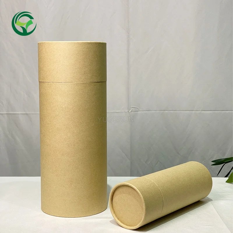 Customized Biodegradable Human Paw Printed Cremation Ash Urn Funeral Supplier for Adult Cardboard Scattering Tube for Ashes
