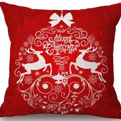 2022 Amazon hot sale popular hot sale christmas pillow cushion festival soft compression pouf cushion cover