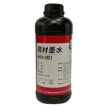 UV soft ink for leather printing uv led ink for inkjet printer bright color red uv ink