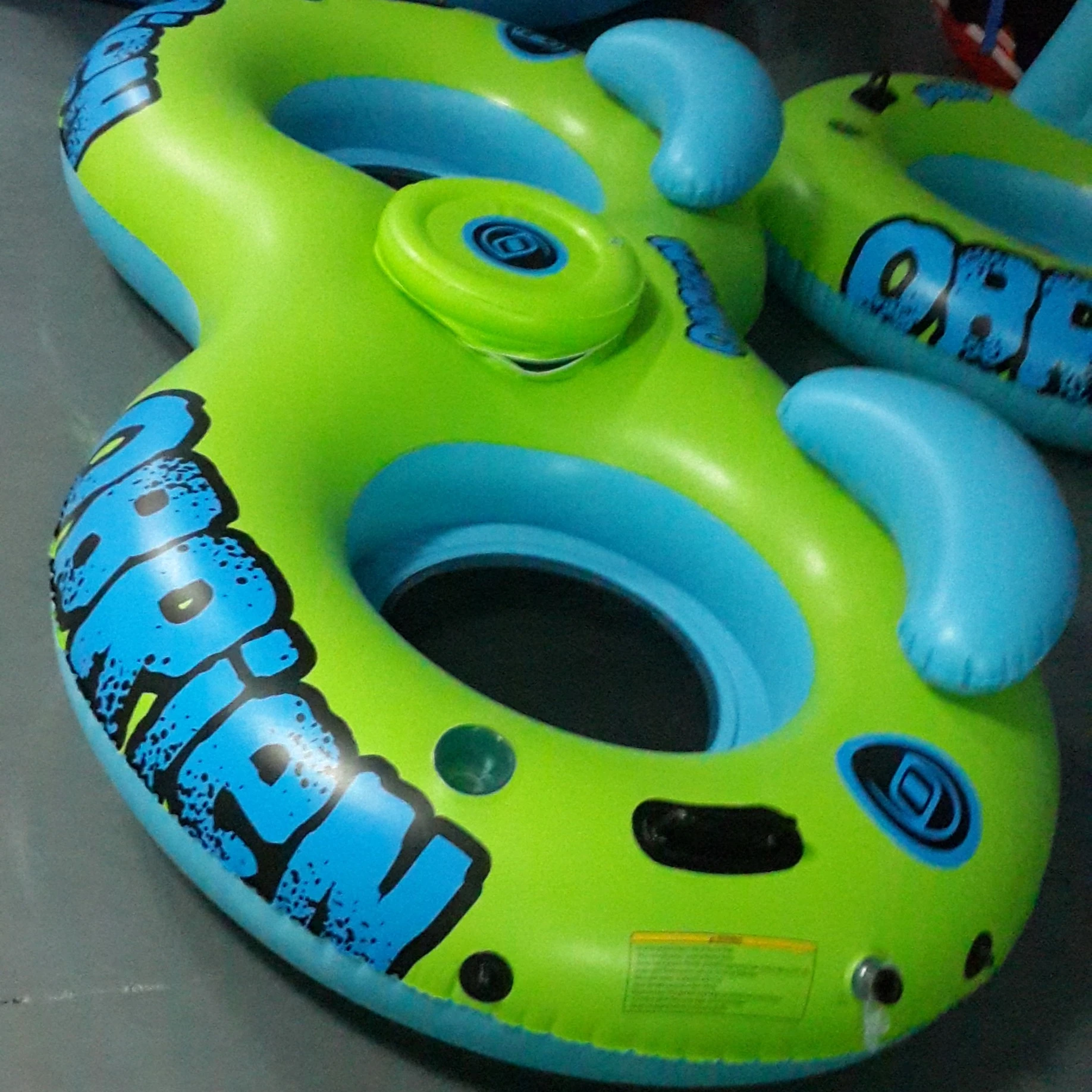 Person Water Float Intex Inflatable River Raft Double Tube Cooler Pool  Lounger Lake Super Chill With Cooler