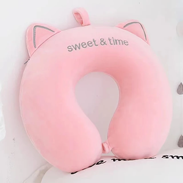 Hot Sale Factory Custom Pillow Supply Designer Airplane Customize Design Printing Travel Sleeping Memory Foam Neck Pillow