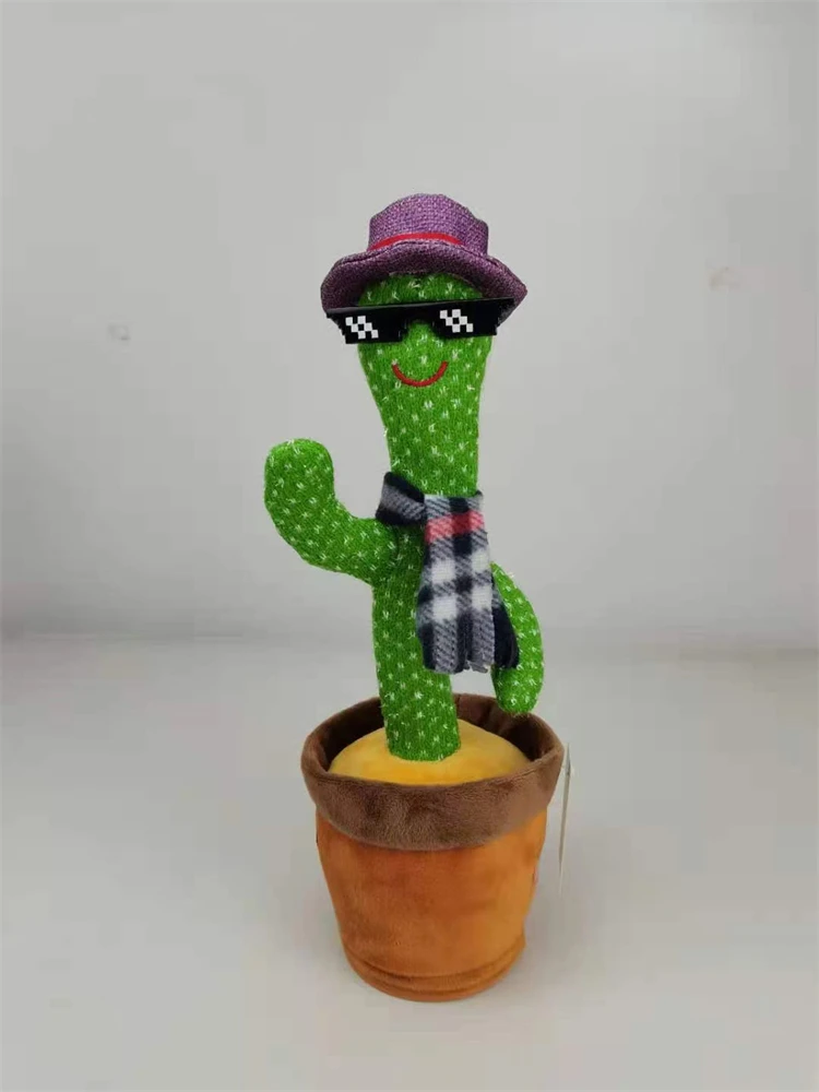 Talking Singing Dancing Cactus Recording Plush Toy