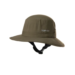 surfing hat waterproof foldable hiking unisex outdoor polyester bucket hat with adjustable chin strap