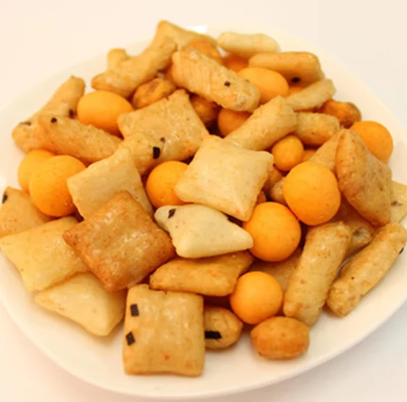 OEM упаковка рисовые крекеры смешанные различные полезные вкусные закуски