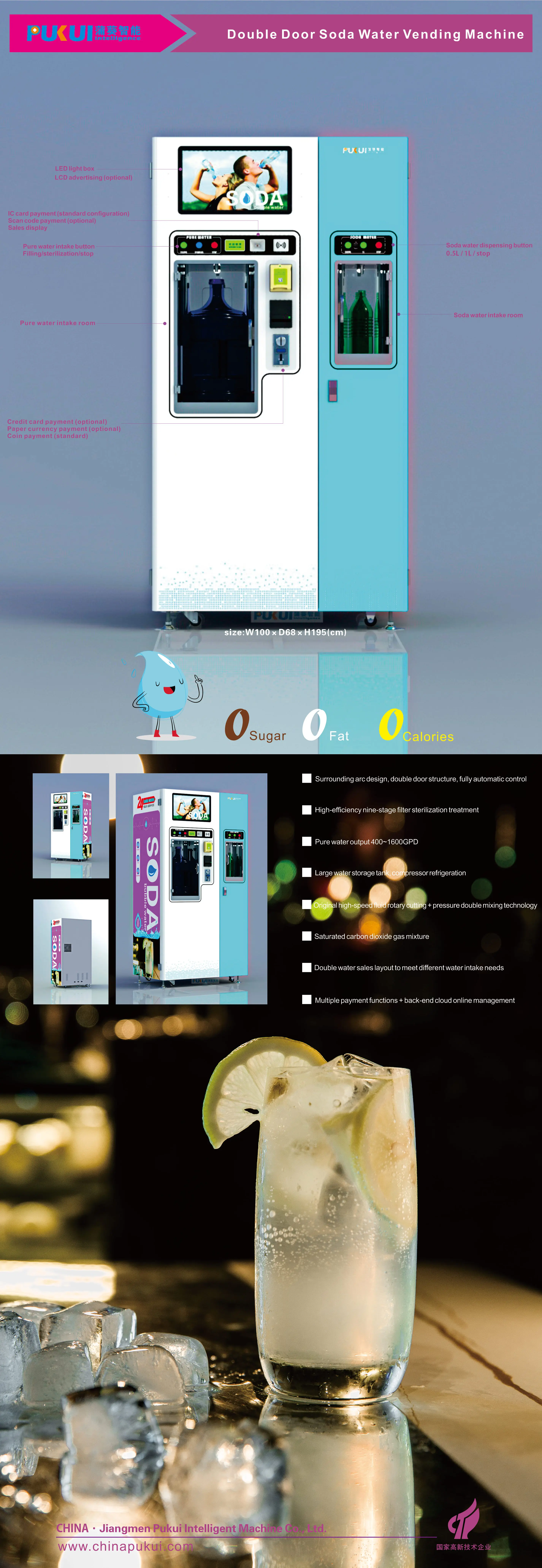 Sparkling Ice Cold Home Machines Carbonated Water Small Mini Soft Drink