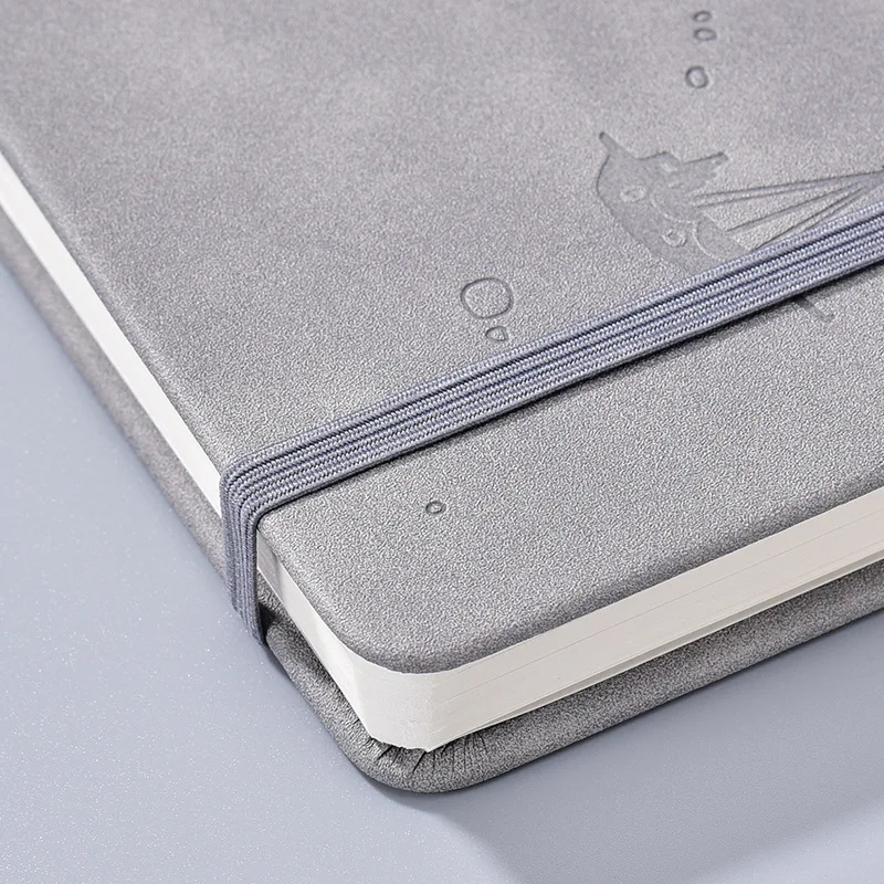 Wholesale office business gift custom A5 pu leather notebook with elastic band