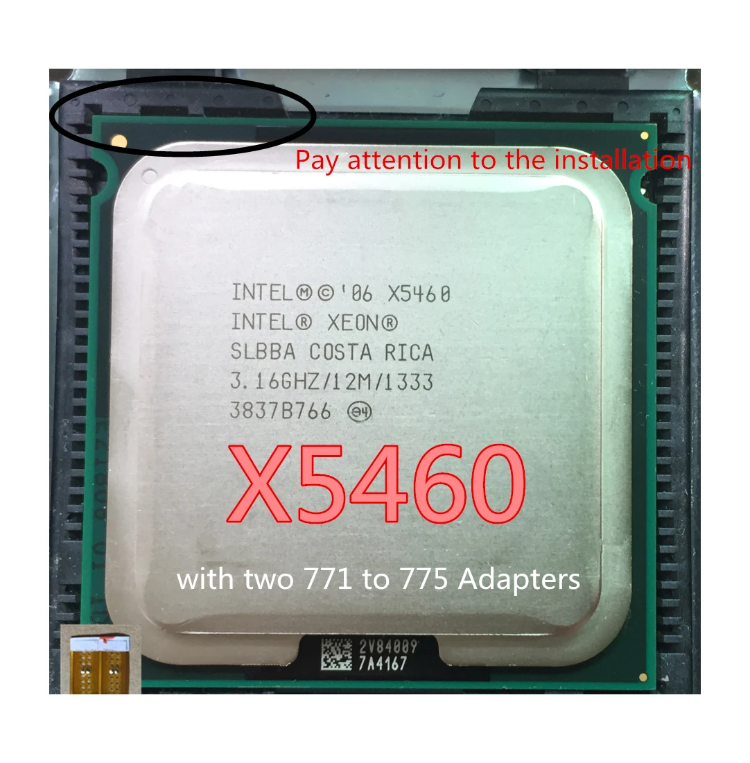 Xeon Lga775 Cpu Lga 771 Xeon X5460 Socket 775 Intel Xeon X5460
