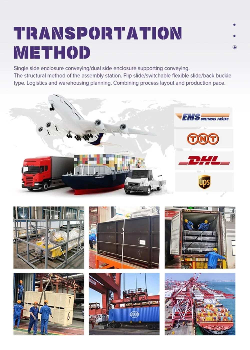 Translink Production Way DUOYUAN Manufacturer Production Line Design Conveyance Flexible Robot ...