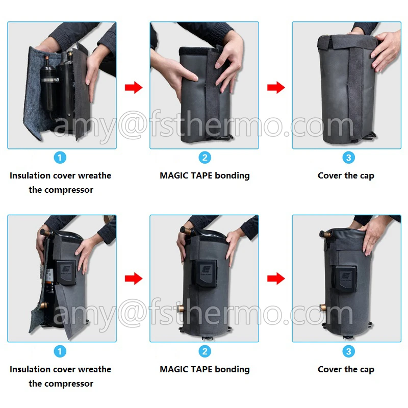 Customized Size air Conditioner Compressor Insulation Cover