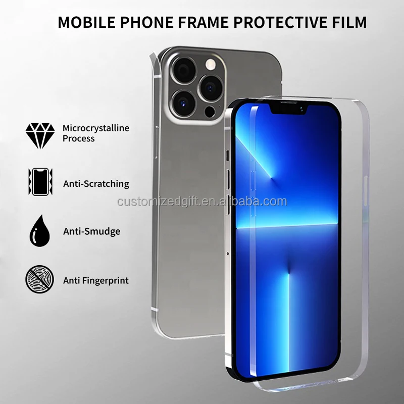 Прозрачная кожаная пленка для Iphone12 Promax 3m, Защитная пленка для задней панели, тонкая 3D гладкая элегантная боковая пленка для мобильного телефона