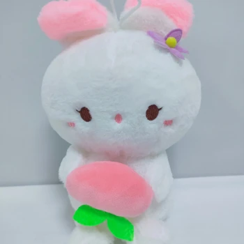 Cute Stuffed Plush Rabbit Toy for Kids or Girlfriend Gift Christmas Animal Toy custom plush toy