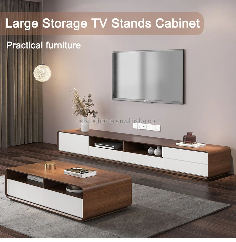 Wood Floor Tv Table Storage Tv Stands And Coffee Table Set