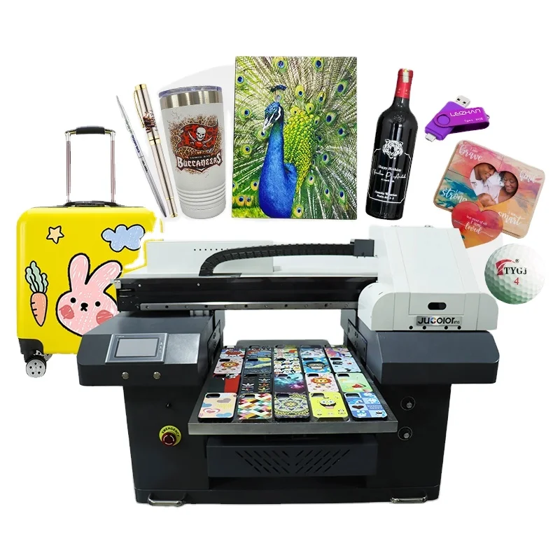 Jucolor A2 Flatbed UV Printer for Wood & Box Packaging - 2400 DPI