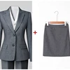 Cappotto grigio + gonna