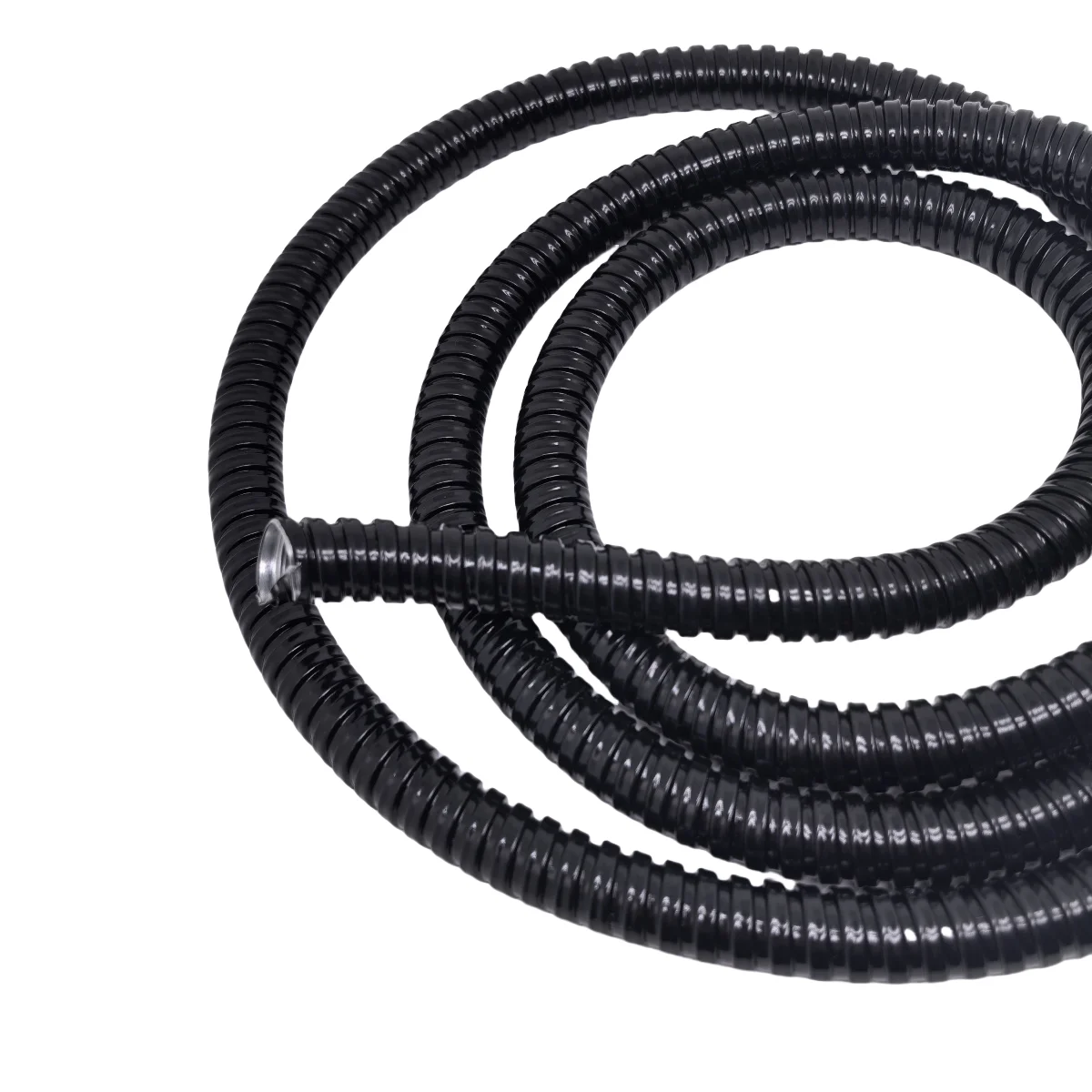 Factory Waterproof Threaded Corrugated Pipe Plastic Coated Metal Hose Zine Metal Flexible Conduit for Cable Line Protector