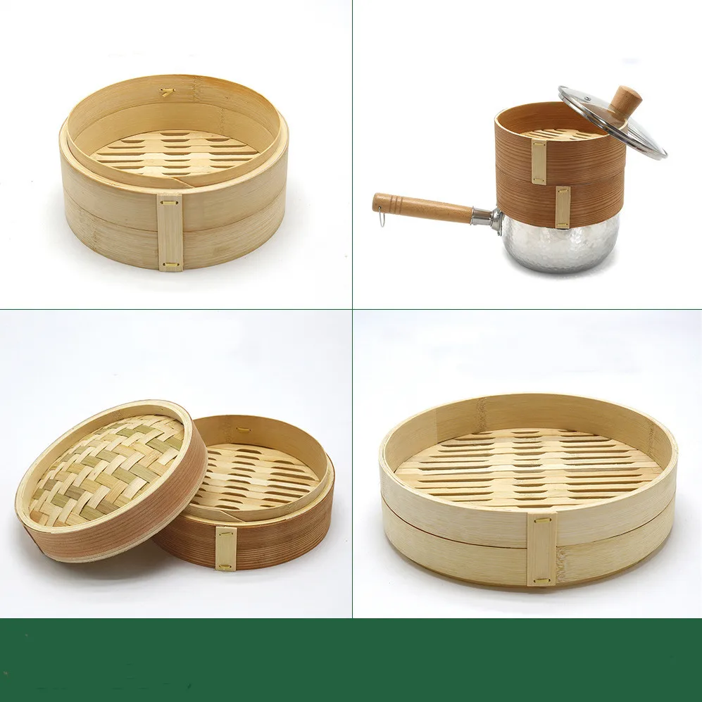 Good Quality 10 Inch 2 Tier 3 In 16 Commercial Mini Dim Sum Bamboo Steamer Basket Buy Bamboo