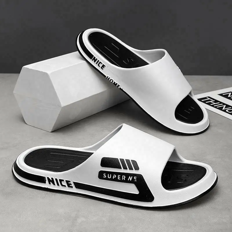 Pvc Slippernew Slipper Design 2024 Eva Rubber Sole Sheet Small Bags to Put Slippers in for Men Spaexs