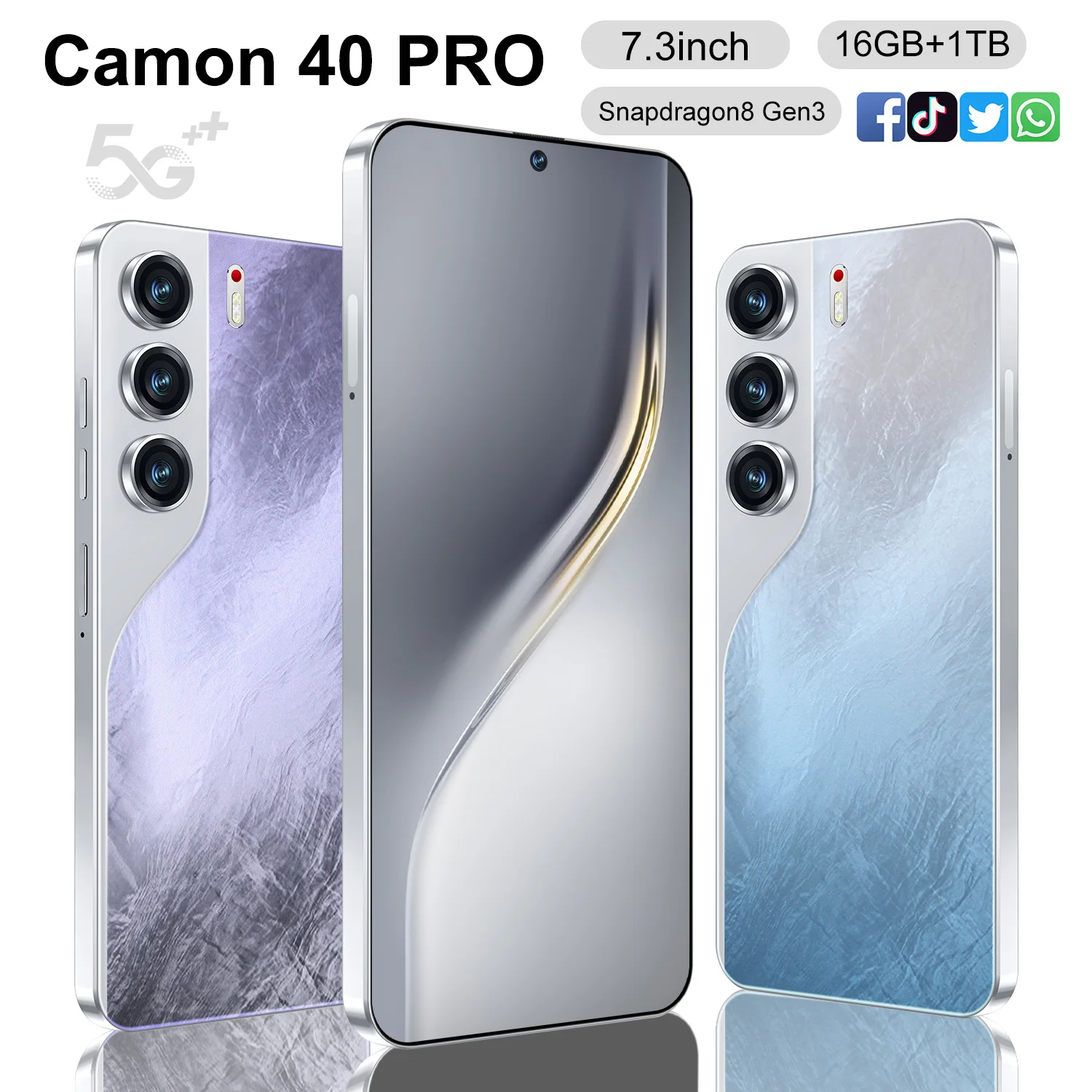 Camon 40 Pro - 108MP Camera, Snapdragon 8 Gen 3, 16GB RAM