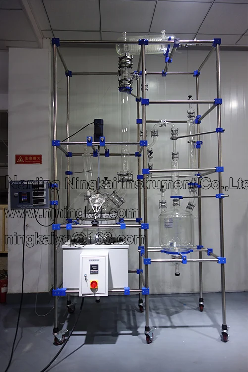 50L 100L decarboxylation reactor Jacketed stainless steel reactor details