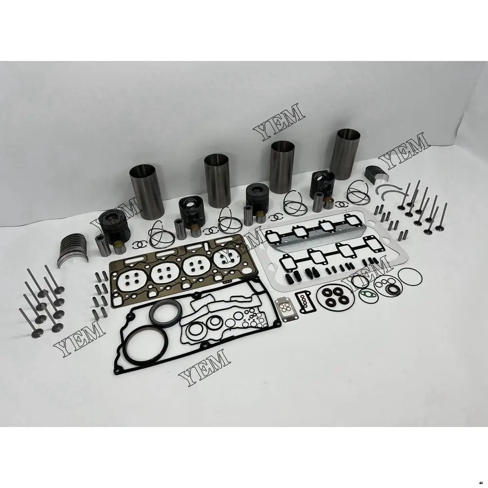 Cylinder Liner Kit Full Gasket Kit with Valve for JCB444 3