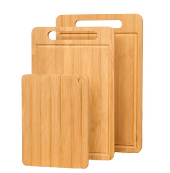 Household Double-sided Bamboo Anti-mold Cutting Board Kitchen Vegetable and Meat Cutting Board Bread and Fruit Board