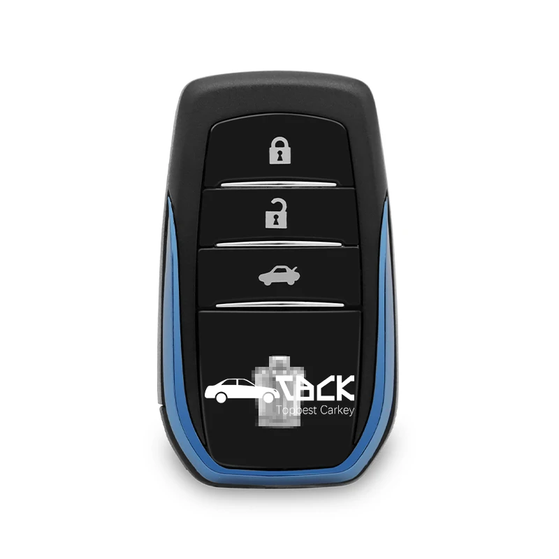 Upgrade Remote 3 Button Car Smart Key Shell for T-oyota C-amry Crown Avalon 4Runner Land Cruiser Prius RAV4 Venza FOB Case