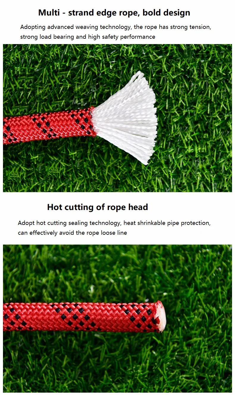 Carmental Dynamic Rope Factory Safety Dynamic Rope Mountain Climbing Rope With Double ...